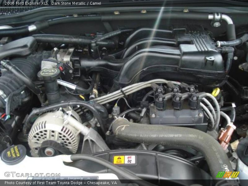 Dark Stone Metallic / Camel 2006 Ford Explorer XLS