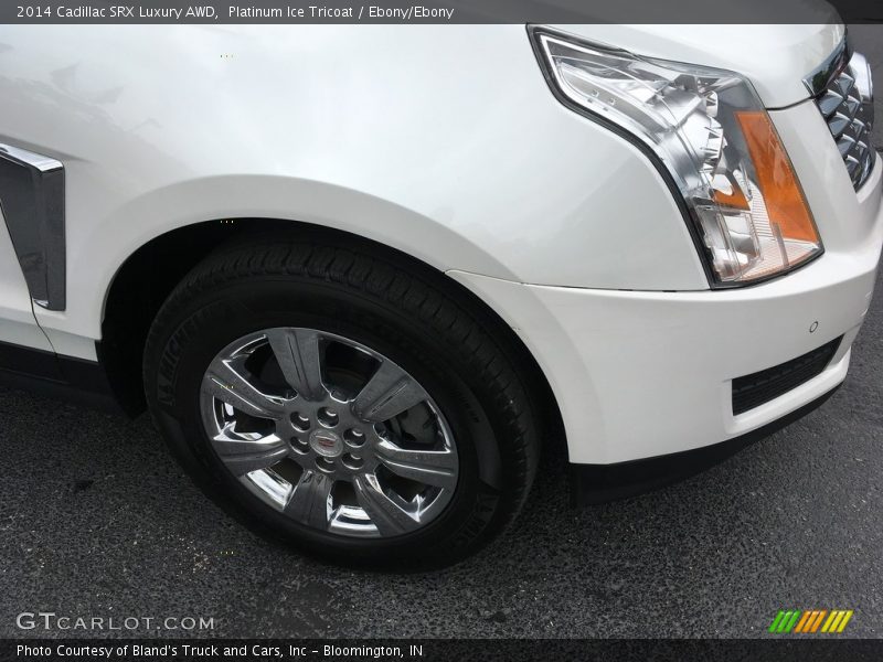 Platinum Ice Tricoat / Ebony/Ebony 2014 Cadillac SRX Luxury AWD