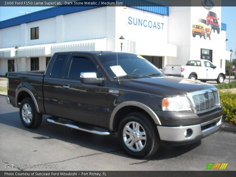 Dark Stone Metallic / Medium Flint 2006 Ford F150 Lariat SuperCab
