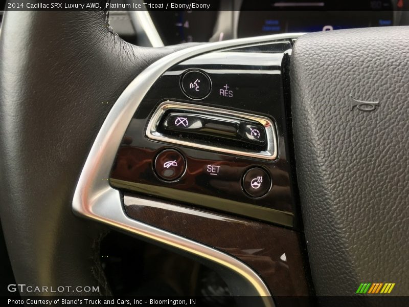 Platinum Ice Tricoat / Ebony/Ebony 2014 Cadillac SRX Luxury AWD