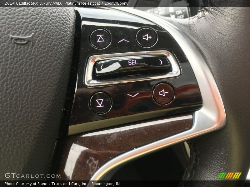 Platinum Ice Tricoat / Ebony/Ebony 2014 Cadillac SRX Luxury AWD