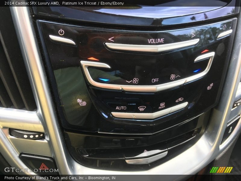 Platinum Ice Tricoat / Ebony/Ebony 2014 Cadillac SRX Luxury AWD