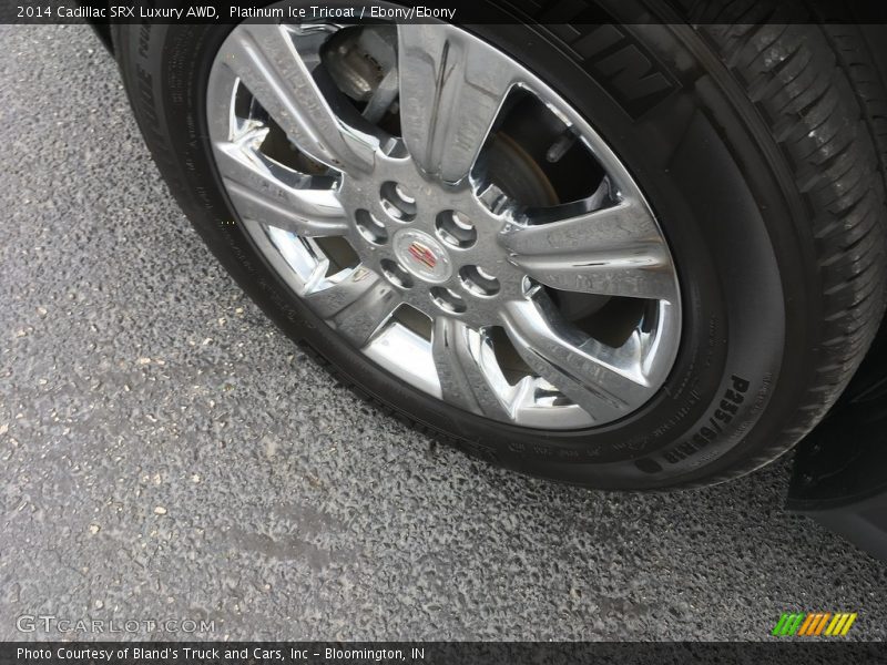 Platinum Ice Tricoat / Ebony/Ebony 2014 Cadillac SRX Luxury AWD