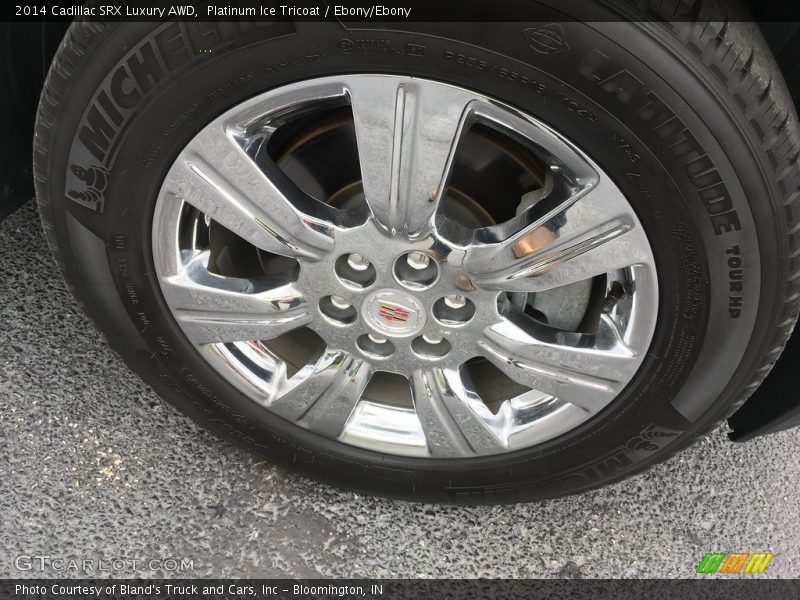 Platinum Ice Tricoat / Ebony/Ebony 2014 Cadillac SRX Luxury AWD