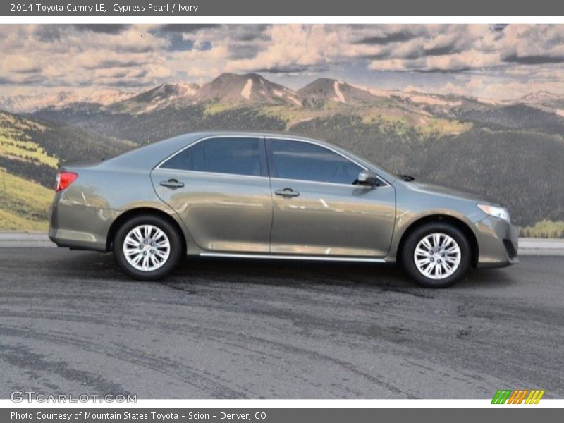 Cypress Pearl / Ivory 2014 Toyota Camry LE