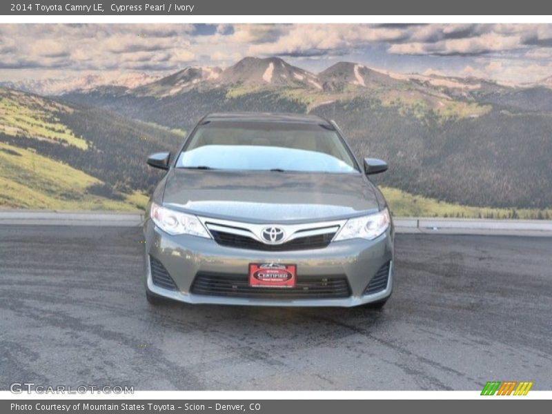 Cypress Pearl / Ivory 2014 Toyota Camry LE