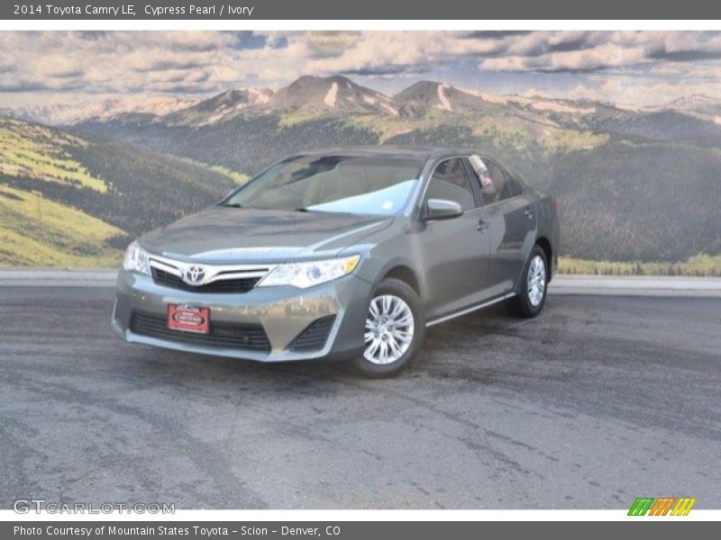 Cypress Pearl / Ivory 2014 Toyota Camry LE
