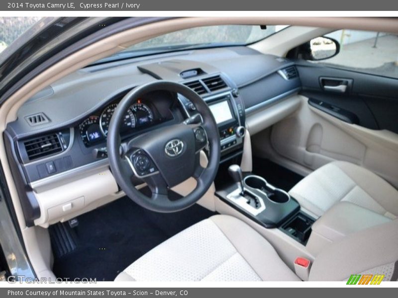 Cypress Pearl / Ivory 2014 Toyota Camry LE