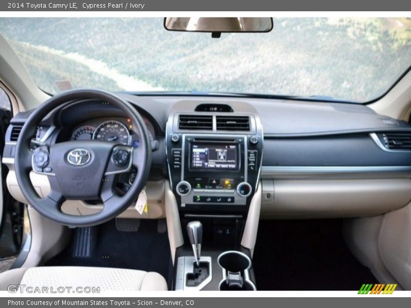 Cypress Pearl / Ivory 2014 Toyota Camry LE