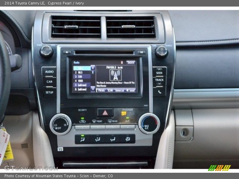 Cypress Pearl / Ivory 2014 Toyota Camry LE