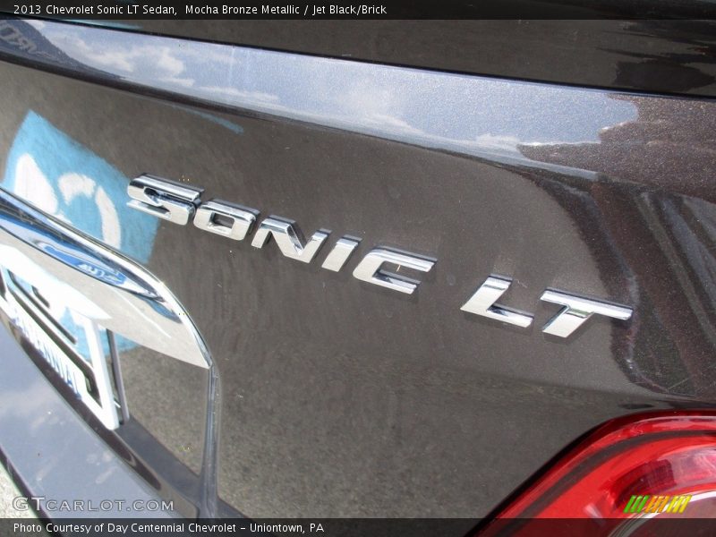 Mocha Bronze Metallic / Jet Black/Brick 2013 Chevrolet Sonic LT Sedan