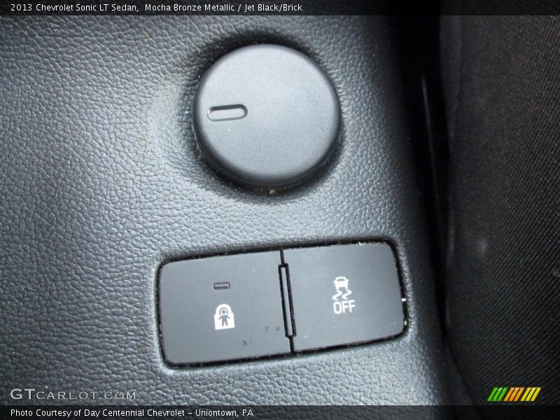 Mocha Bronze Metallic / Jet Black/Brick 2013 Chevrolet Sonic LT Sedan