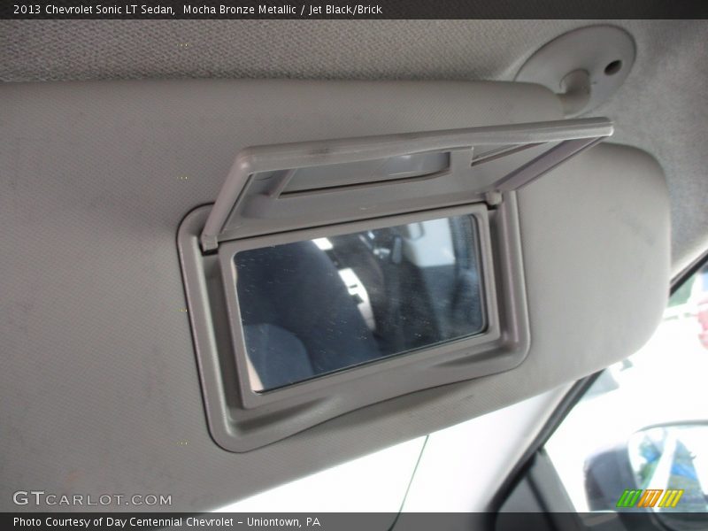 Mocha Bronze Metallic / Jet Black/Brick 2013 Chevrolet Sonic LT Sedan