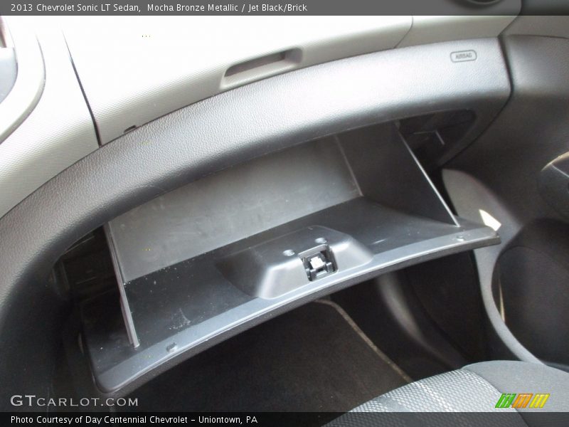 Mocha Bronze Metallic / Jet Black/Brick 2013 Chevrolet Sonic LT Sedan