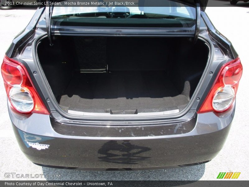 Mocha Bronze Metallic / Jet Black/Brick 2013 Chevrolet Sonic LT Sedan