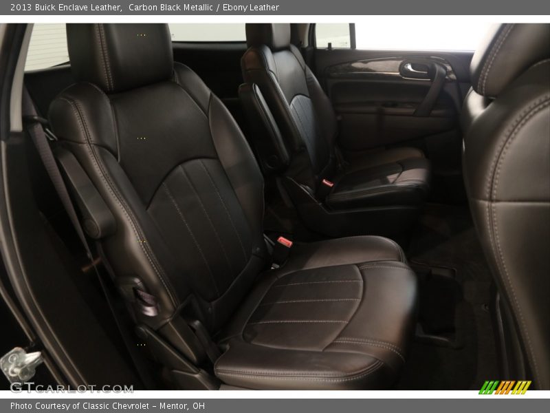Carbon Black Metallic / Ebony Leather 2013 Buick Enclave Leather