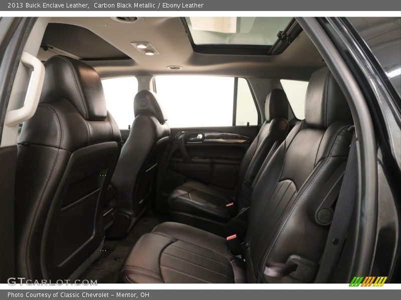 Carbon Black Metallic / Ebony Leather 2013 Buick Enclave Leather