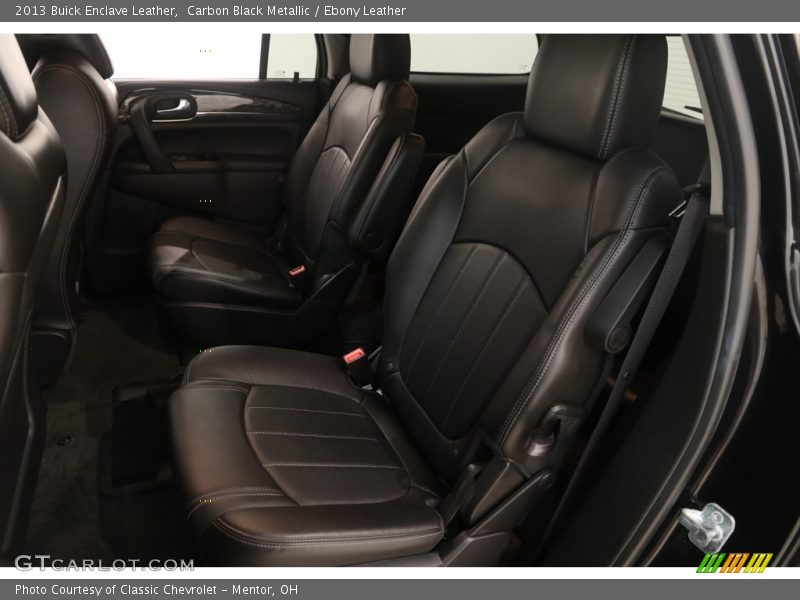 Carbon Black Metallic / Ebony Leather 2013 Buick Enclave Leather