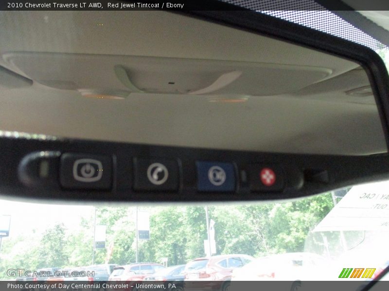 Red Jewel Tintcoat / Ebony 2010 Chevrolet Traverse LT AWD