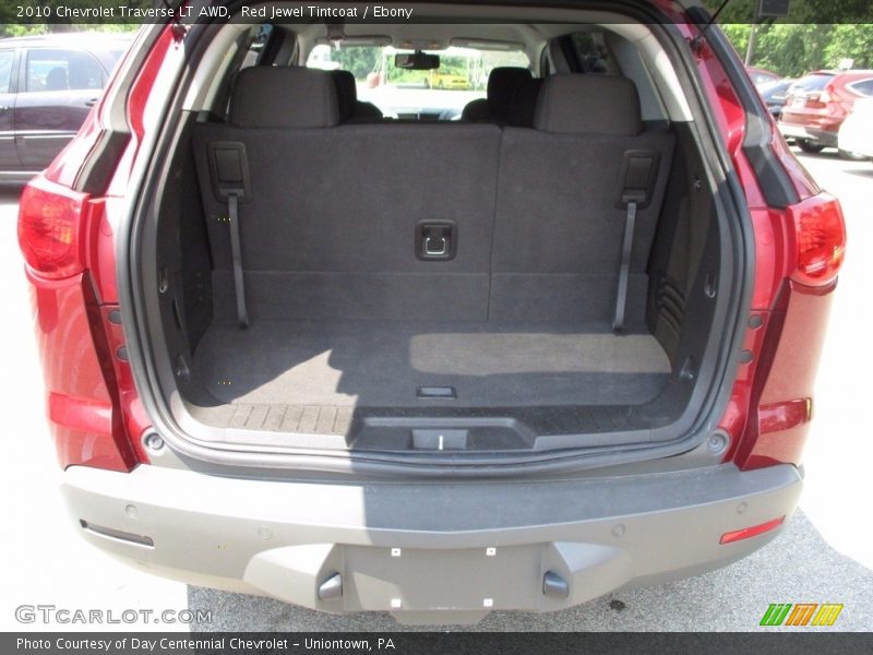 Red Jewel Tintcoat / Ebony 2010 Chevrolet Traverse LT AWD