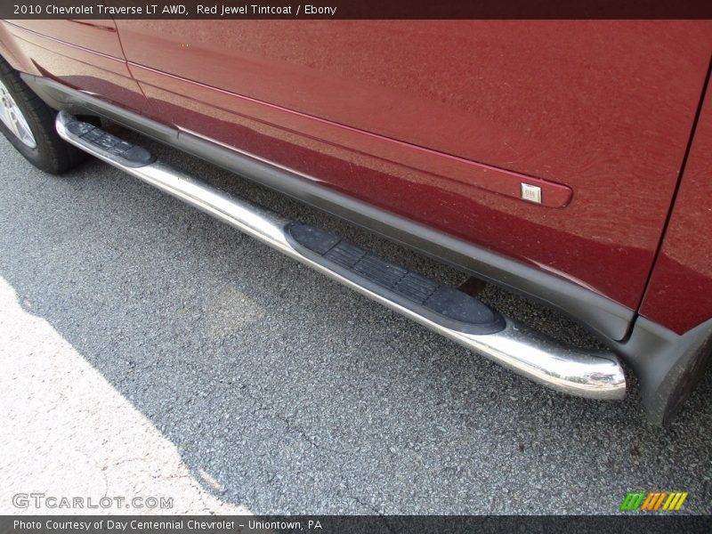 Red Jewel Tintcoat / Ebony 2010 Chevrolet Traverse LT AWD