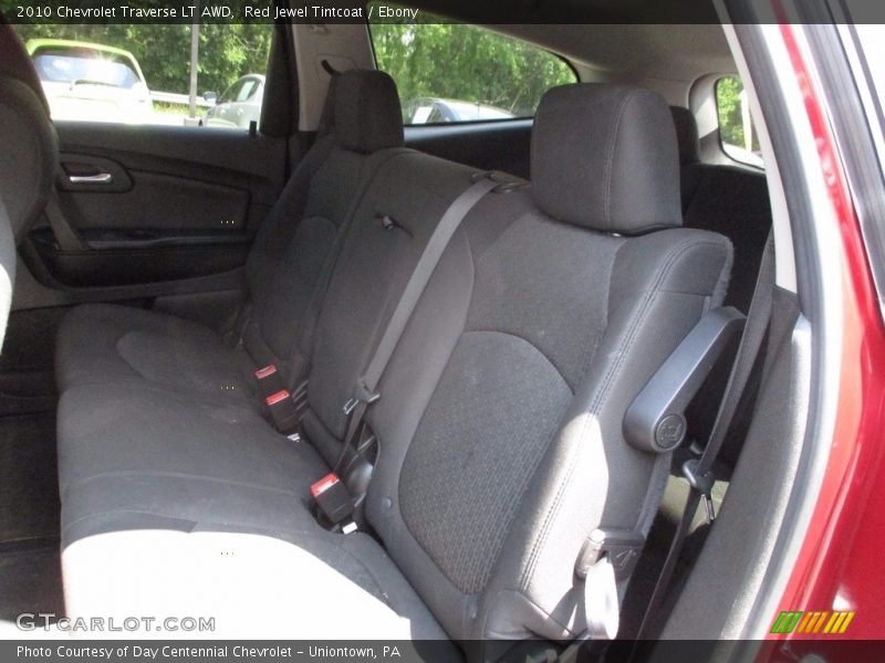 Red Jewel Tintcoat / Ebony 2010 Chevrolet Traverse LT AWD