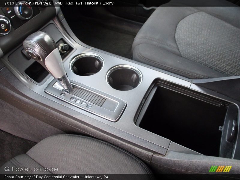 Red Jewel Tintcoat / Ebony 2010 Chevrolet Traverse LT AWD
