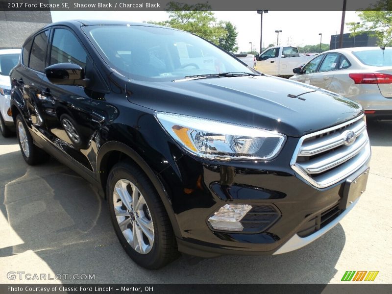 Shadow Black / Charcoal Black 2017 Ford Escape SE