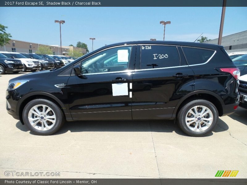 Shadow Black / Charcoal Black 2017 Ford Escape SE