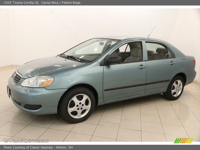 Cactus Mica / Pebble Beige 2005 Toyota Corolla CE