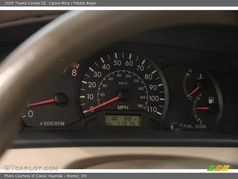 Cactus Mica / Pebble Beige 2005 Toyota Corolla CE