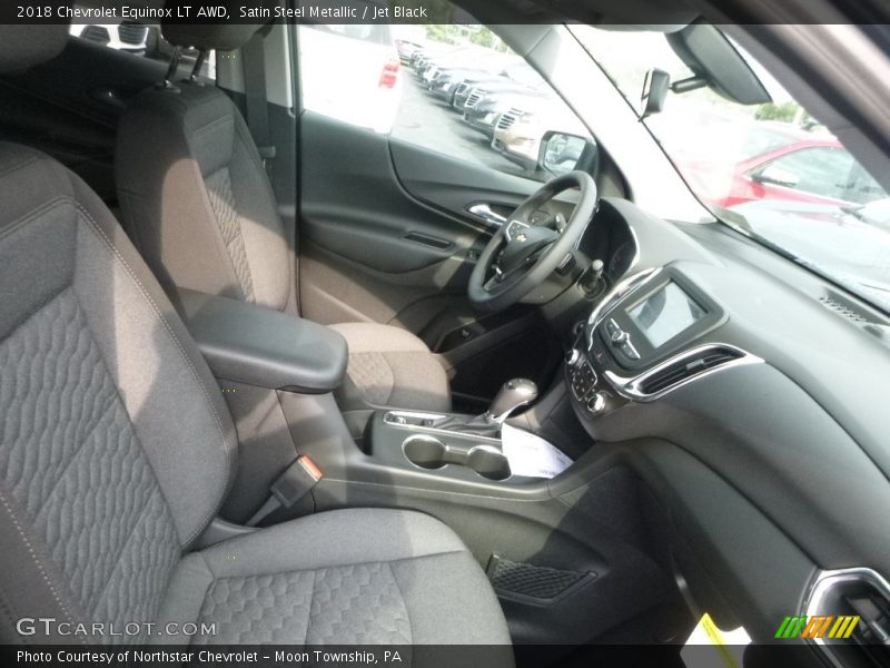 Satin Steel Metallic / Jet Black 2018 Chevrolet Equinox LT AWD