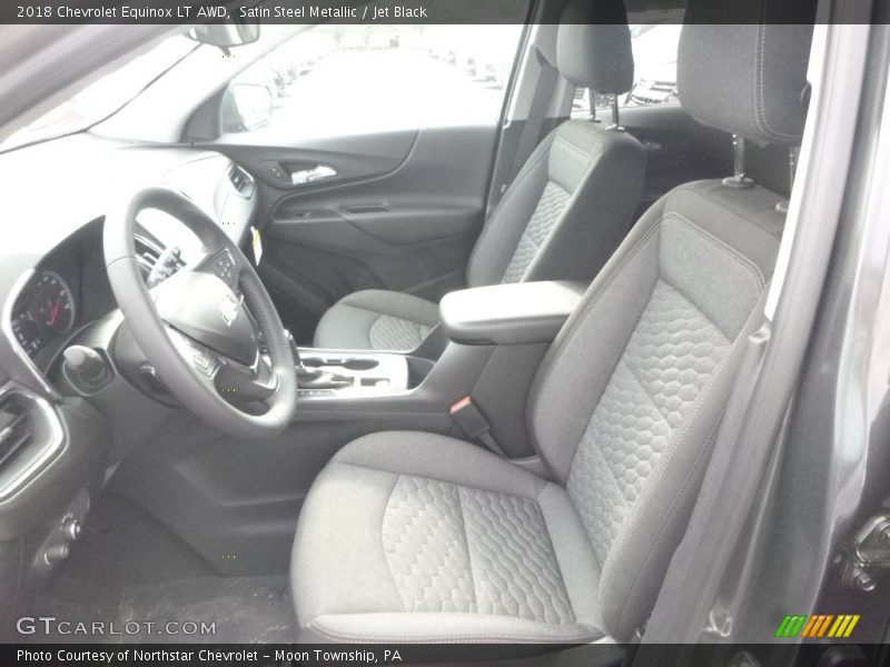 Satin Steel Metallic / Jet Black 2018 Chevrolet Equinox LT AWD