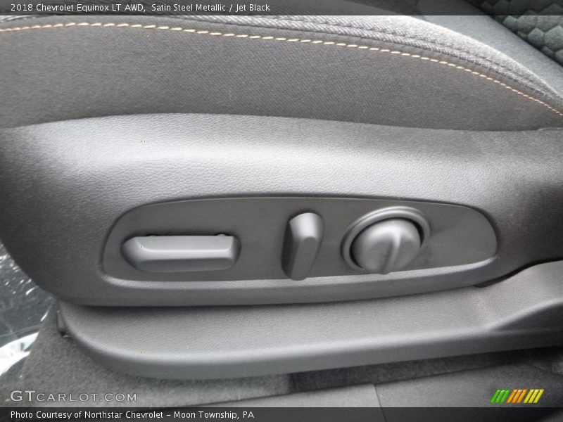 Satin Steel Metallic / Jet Black 2018 Chevrolet Equinox LT AWD