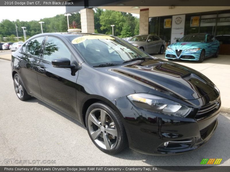 Pitch Black / Black 2016 Dodge Dart GT