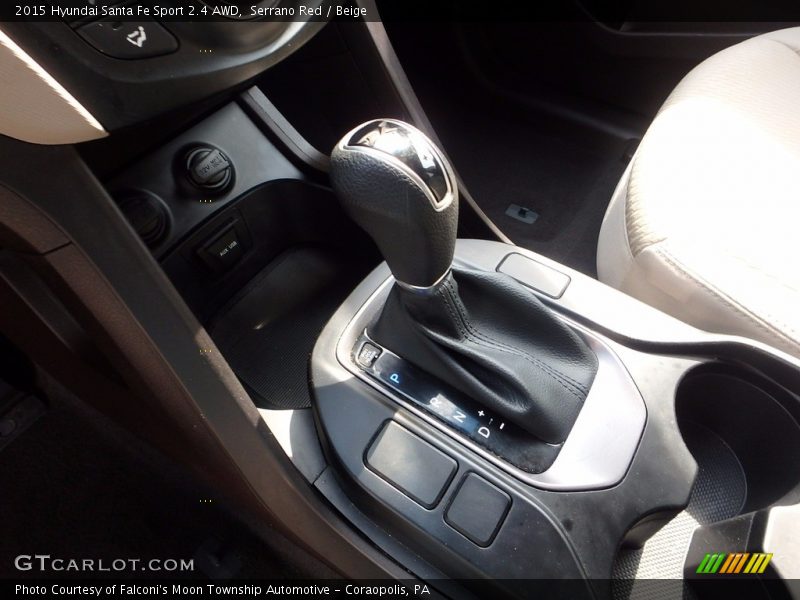 Serrano Red / Beige 2015 Hyundai Santa Fe Sport 2.4 AWD