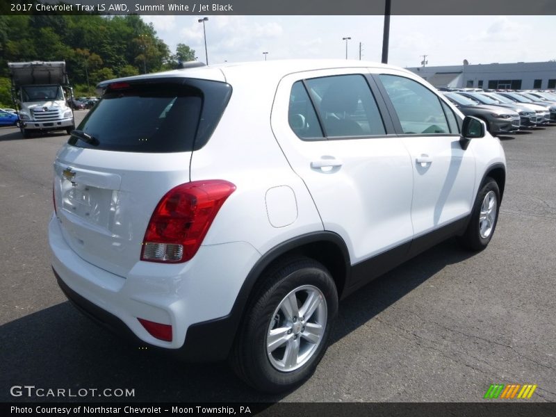 Summit White / Jet Black 2017 Chevrolet Trax LS AWD