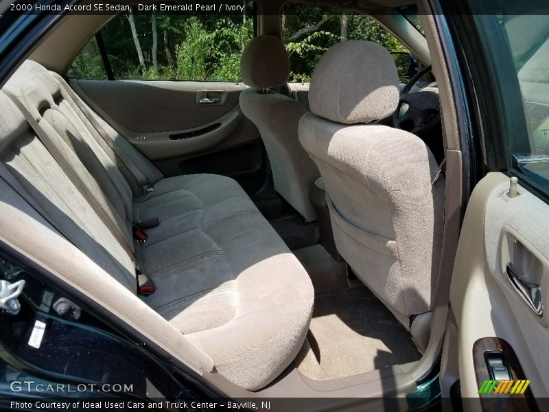 Dark Emerald Pearl / Ivory 2000 Honda Accord SE Sedan