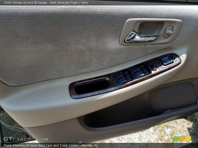 Dark Emerald Pearl / Ivory 2000 Honda Accord SE Sedan