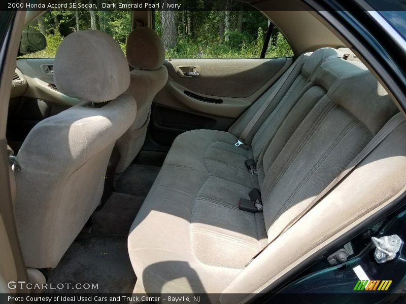 Dark Emerald Pearl / Ivory 2000 Honda Accord SE Sedan