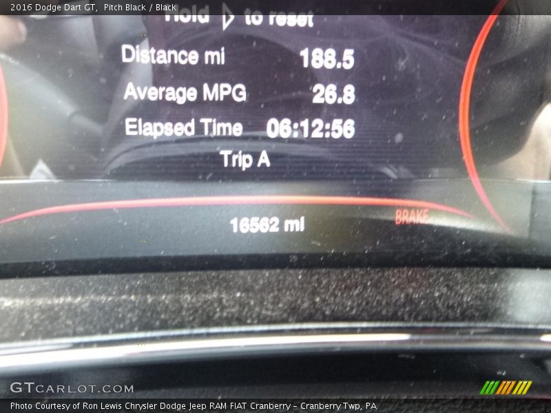 Pitch Black / Black 2016 Dodge Dart GT