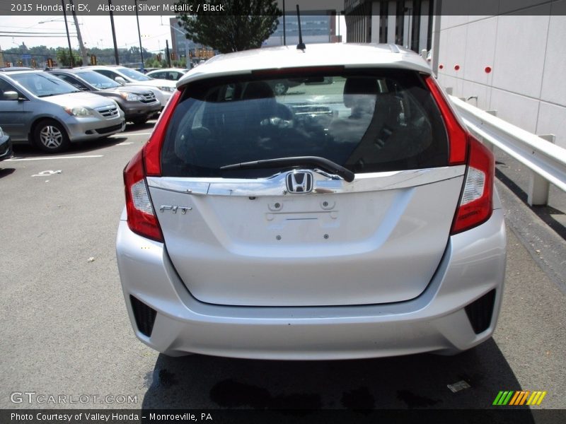 Alabaster Silver Metallic / Black 2015 Honda Fit EX