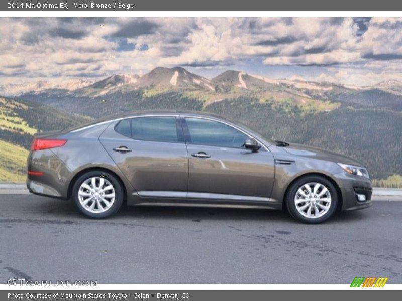 Metal Bronze / Beige 2014 Kia Optima EX