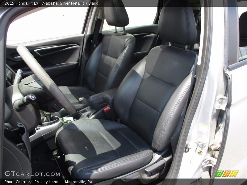 Alabaster Silver Metallic / Black 2015 Honda Fit EX