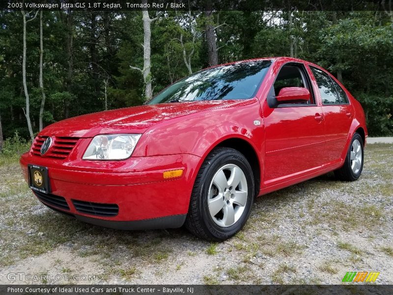 Tornado Red / Black 2003 Volkswagen Jetta GLS 1.8T Sedan