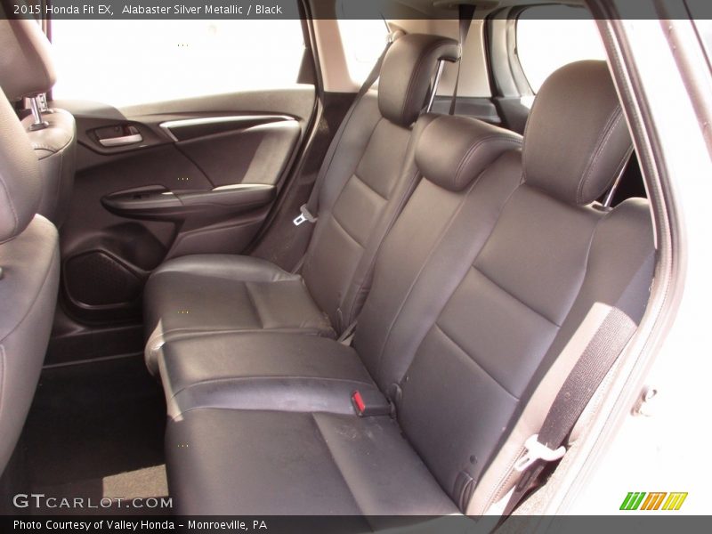 Alabaster Silver Metallic / Black 2015 Honda Fit EX