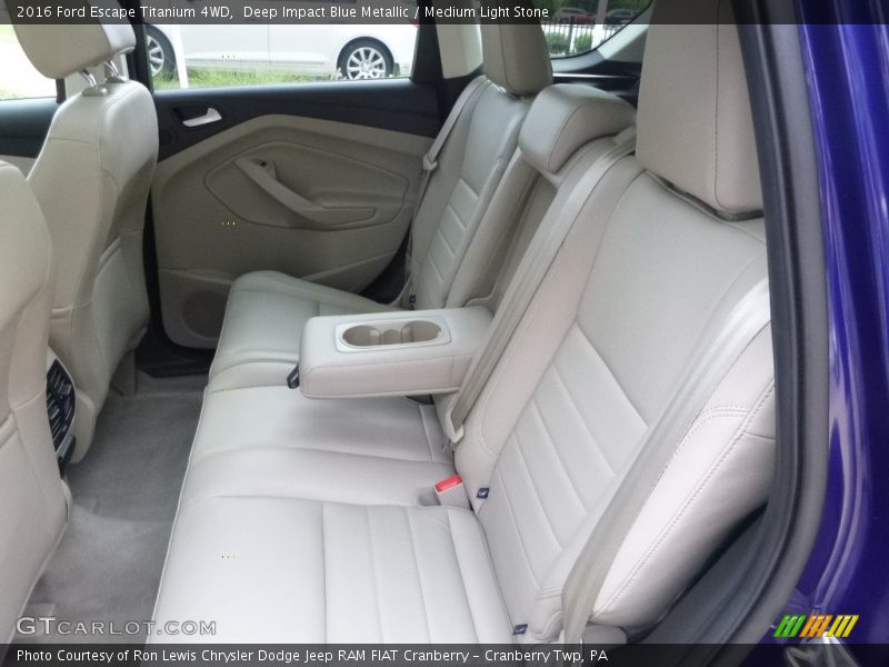 Deep Impact Blue Metallic / Medium Light Stone 2016 Ford Escape Titanium 4WD
