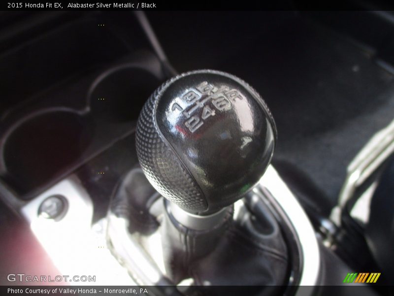 Alabaster Silver Metallic / Black 2015 Honda Fit EX