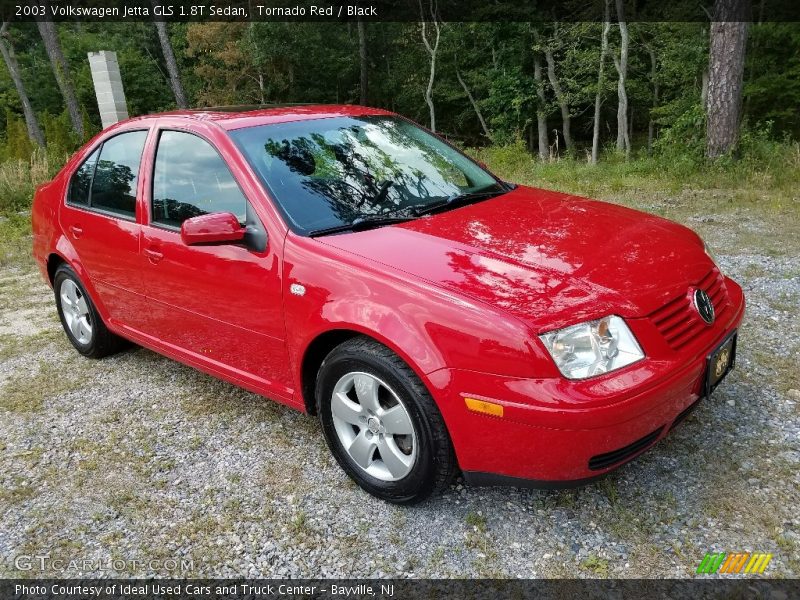 Tornado Red / Black 2003 Volkswagen Jetta GLS 1.8T Sedan