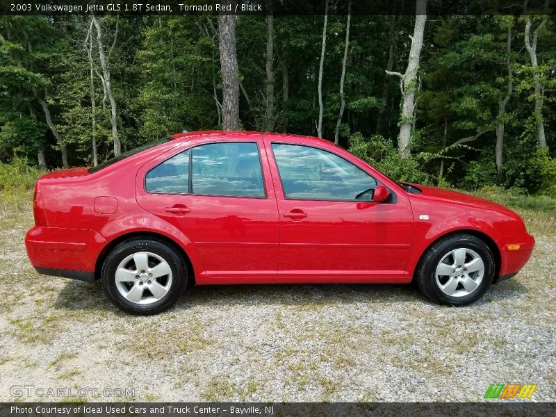 Tornado Red / Black 2003 Volkswagen Jetta GLS 1.8T Sedan